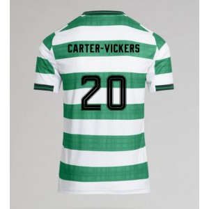 Celtic Cameron Carter-Vickers #20 Jalkapallovaatteet Kotipaita 2025-26 Lyhythihainen